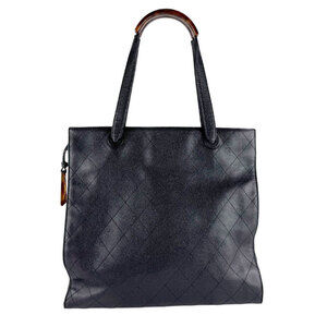 Chanel CHANEL Handbag Leather Black Women's z10555